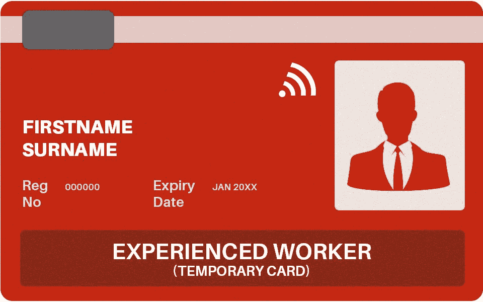 Red Experienced Card